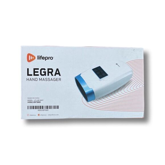 Lifepro Legra Hand Massager - for Arthritis & Carpal Tunnel Relief • White • NIB - Picture 10 of 13